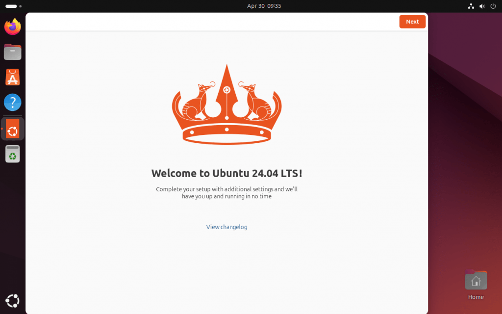 welcome to ubuntu 24