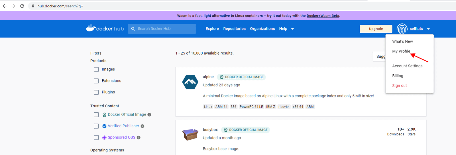 Push your docker image to DockerHub - Selftuts